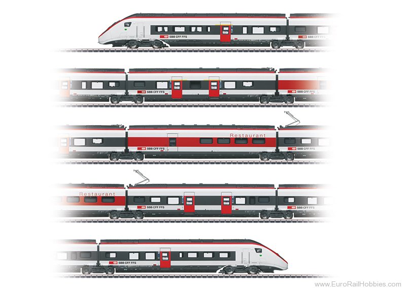 Marklin 39812 Marklin SBB Class RABe 501 Giruno High-Speed 