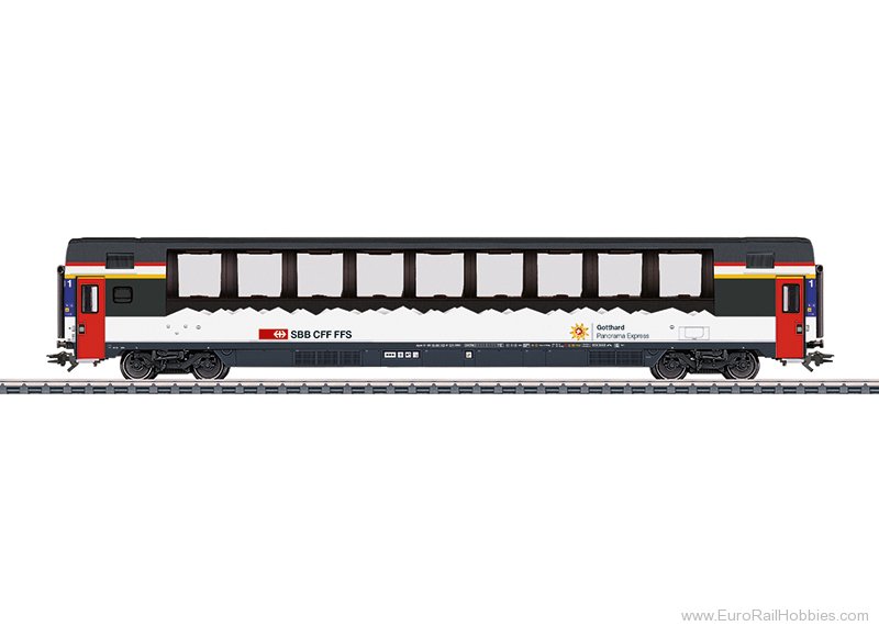 Marklin 43653 Marklin SBB Apm EuroCity 1st Class Panorama C
