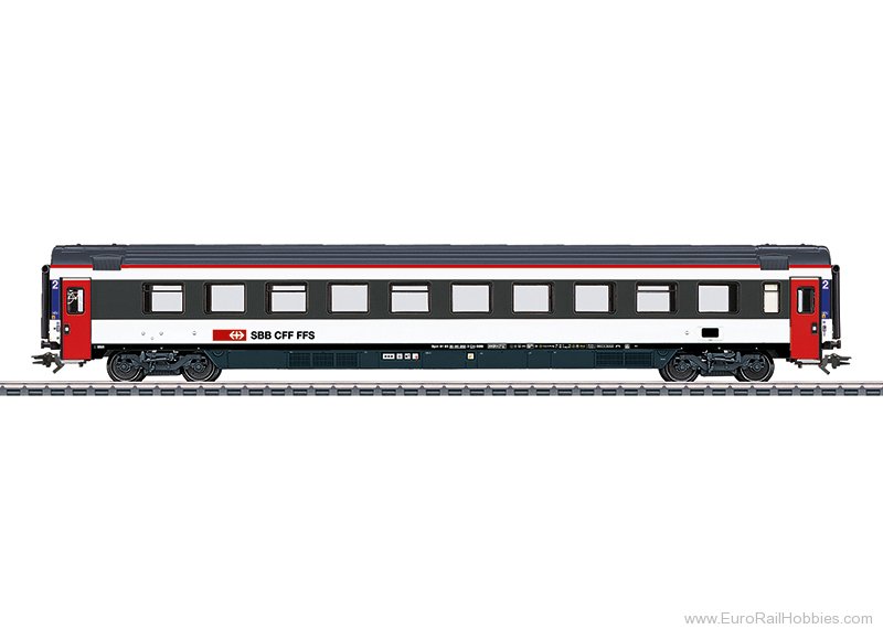 Marklin 43674 Marklin SBB Bpm EuroCity 1st Class Coach