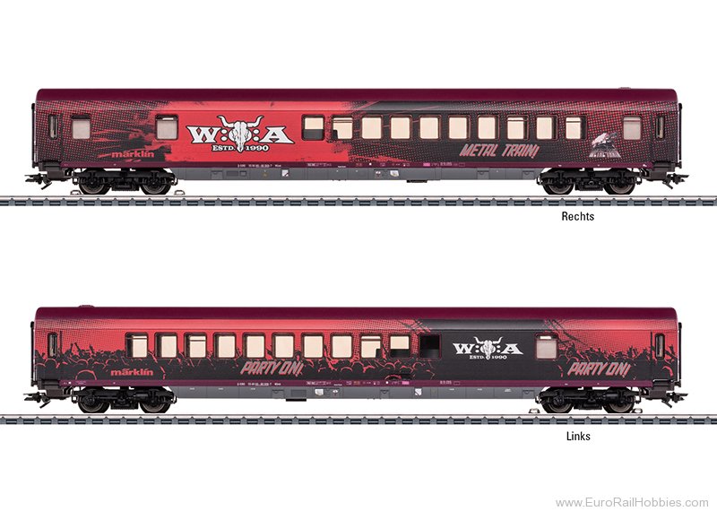 Marklin 43945 Marklin Metal-Train Party Coach/W:O:AÂ® w/7 F