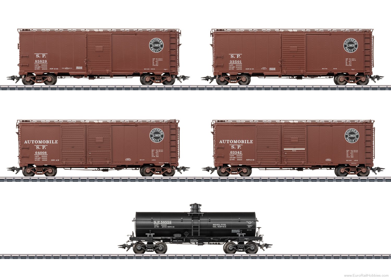 Marklin 45667 Marklin Southern Pacific Freight Car Set, 'Su