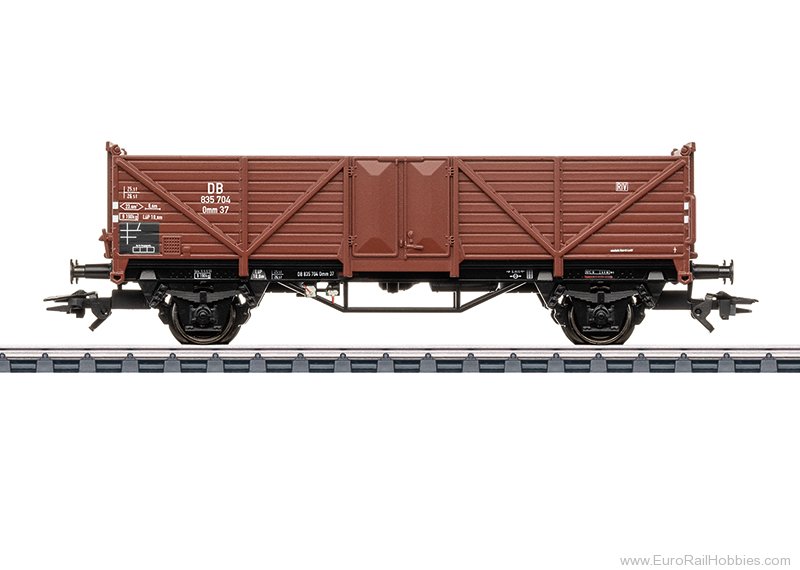 Marklin 46014 Marklin DB Omm37 Hi-Side Gondola, w/Scrap Iro