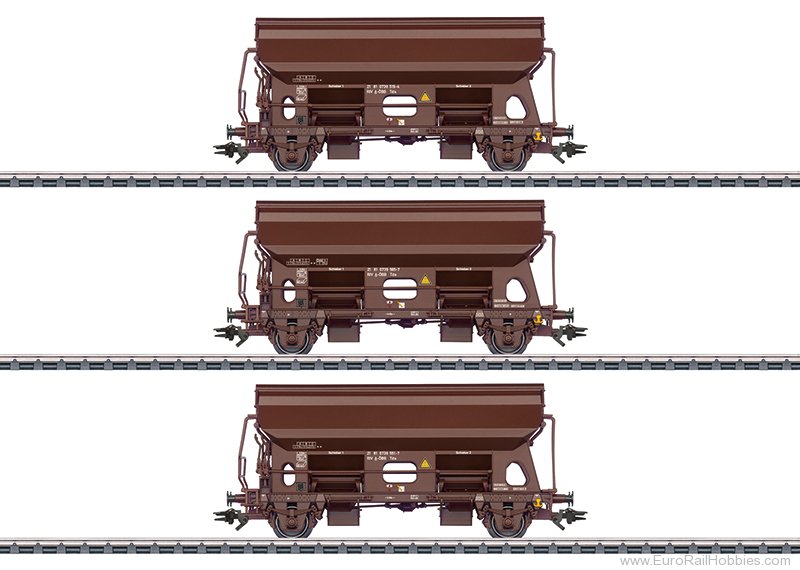 Marklin 46334 Marklin OBB 3 Piece Side Dump Cars