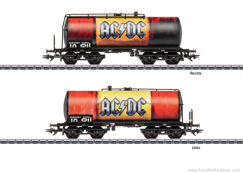 Marklin 46530 Marklin 'AC/DC Cover You in Oil' Tank Car
