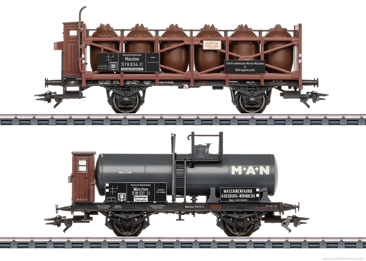 Marklin 46570 Marklin DRG 2 Piece Freight Car Set for Class