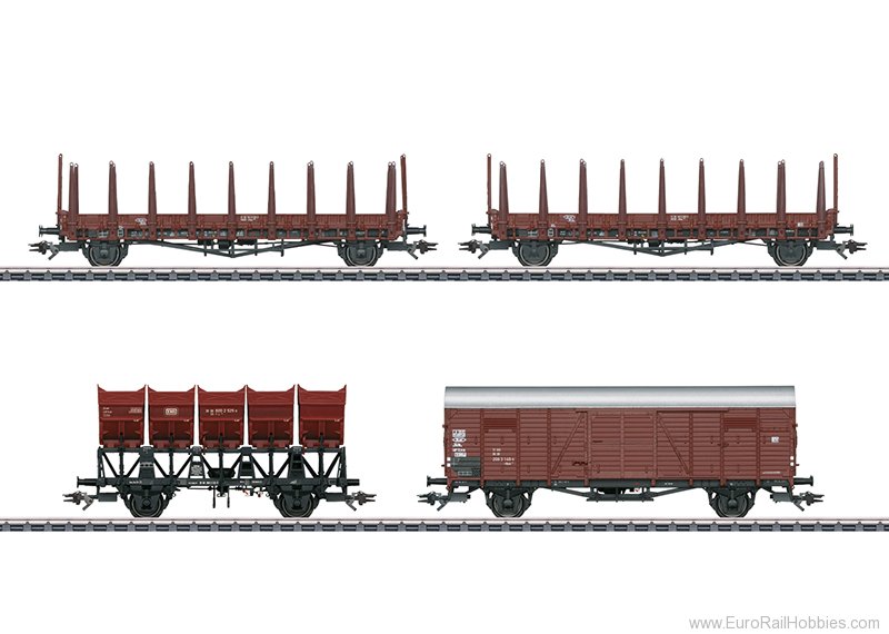 Marklin 46664 DB 4 Piece Freight Car Set
