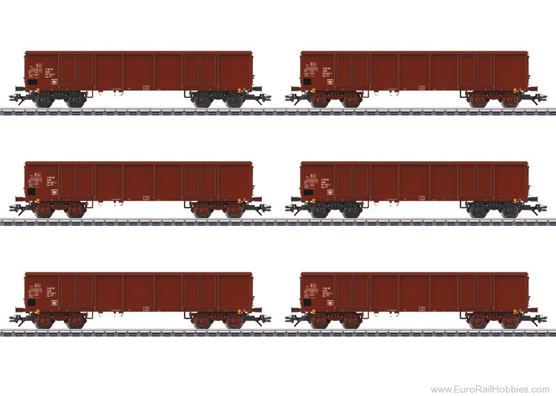 Marklin 46919 Marklin DR Eas 6 Piece Freight Car Set w/Coal