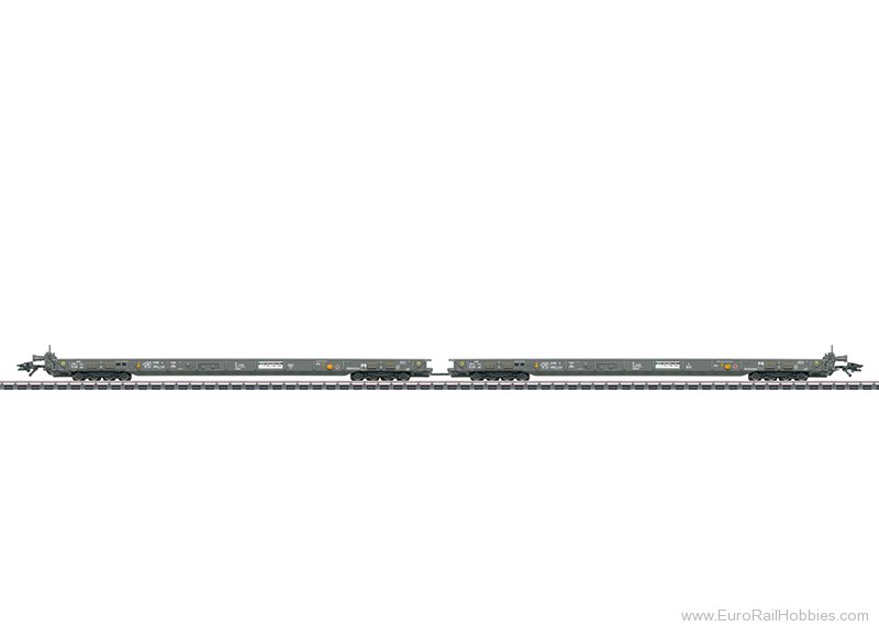 Marklin 47407 Marklin 'Rollende LandstraÃŸe' 2 Piece Freigh