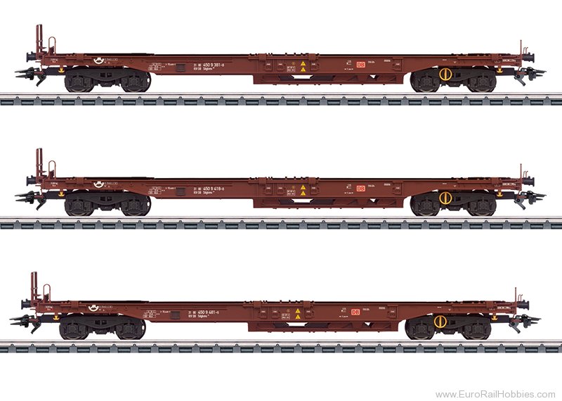 Marklin 47464 Marklin DB AG 3 Piece Deep-Well Car Set