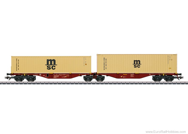 Marklin 47816 Marklin Type Sggrss 80 Double Container Trans
