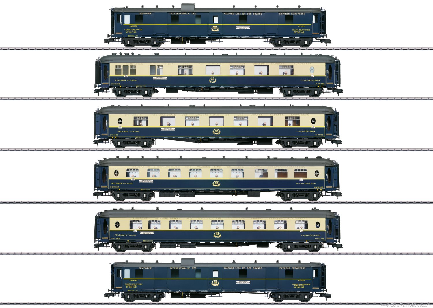 Marklin 58000 Marklin EDELWEISS Pullman 6 Piece Car Set! (C