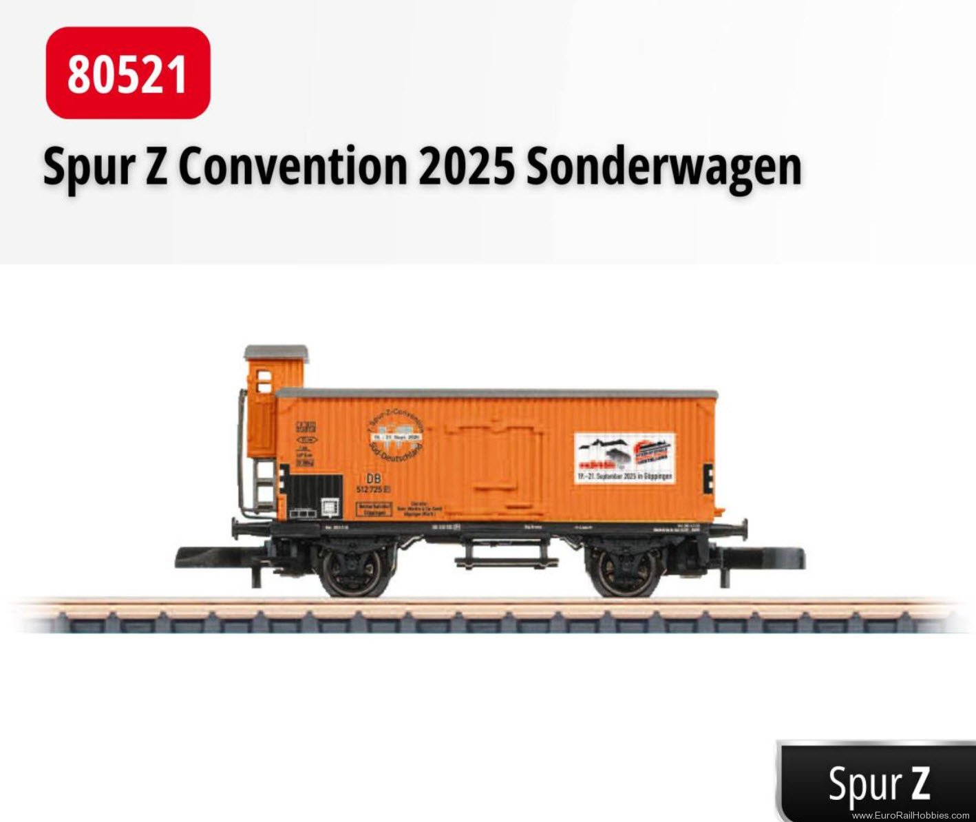 Marklin 80521 Marklin Z 2025 Convention Special Edition Ref