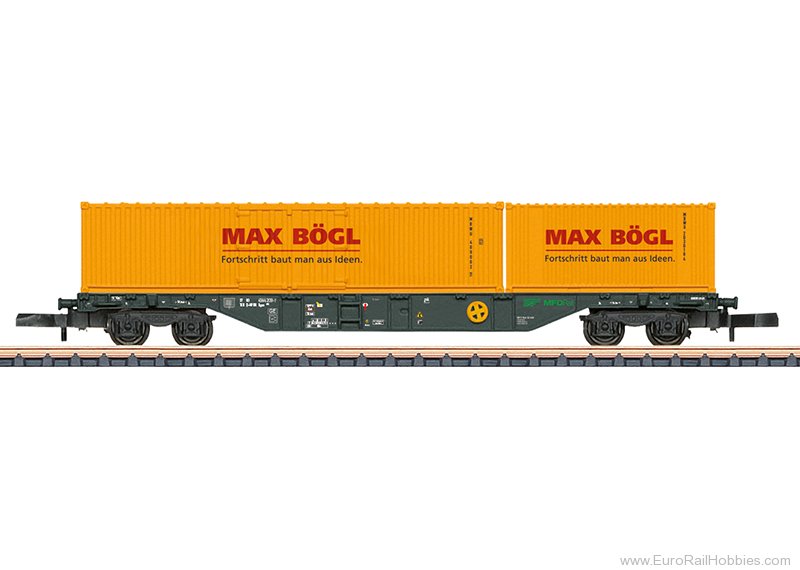 Marklin 82642 Marklin MFD Rail 4 Axle Container Car, (2/202