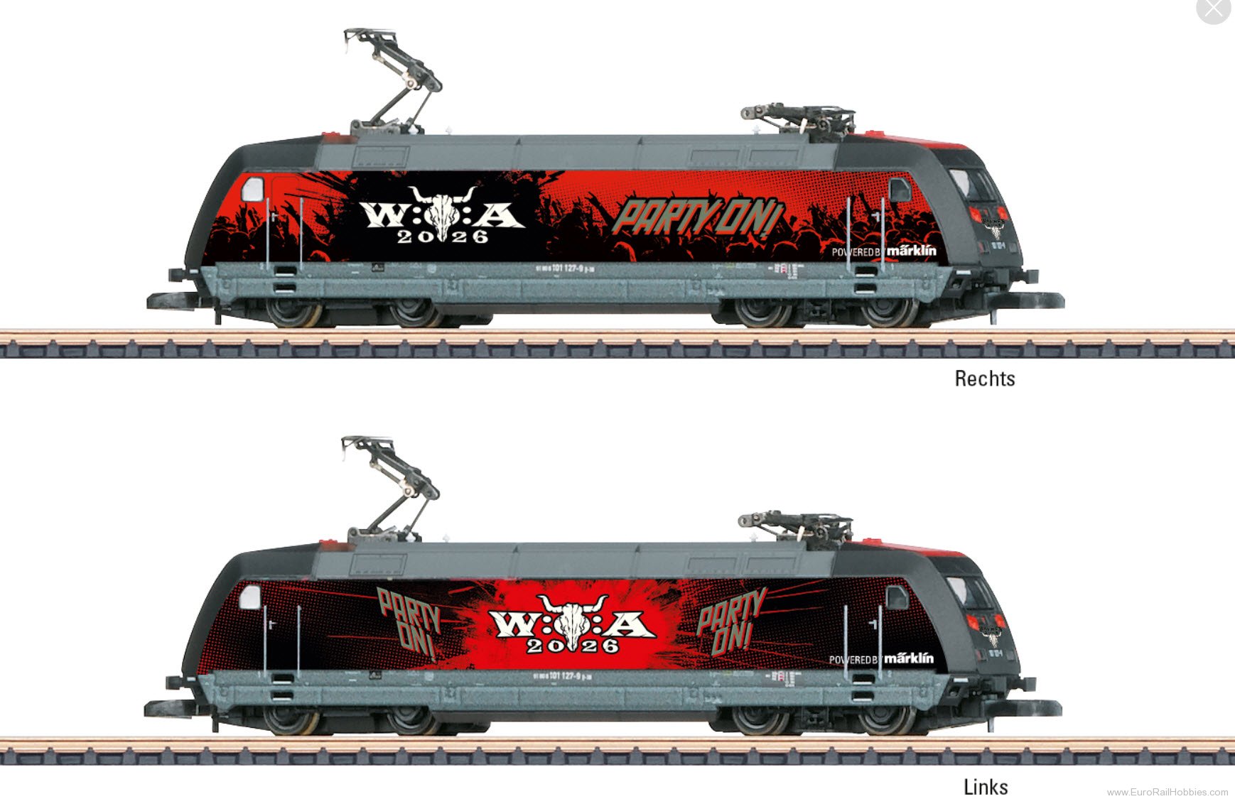 Marklin 88666 Marklin Class 101 W:O:AÃ‚Â® Electric Locomoti