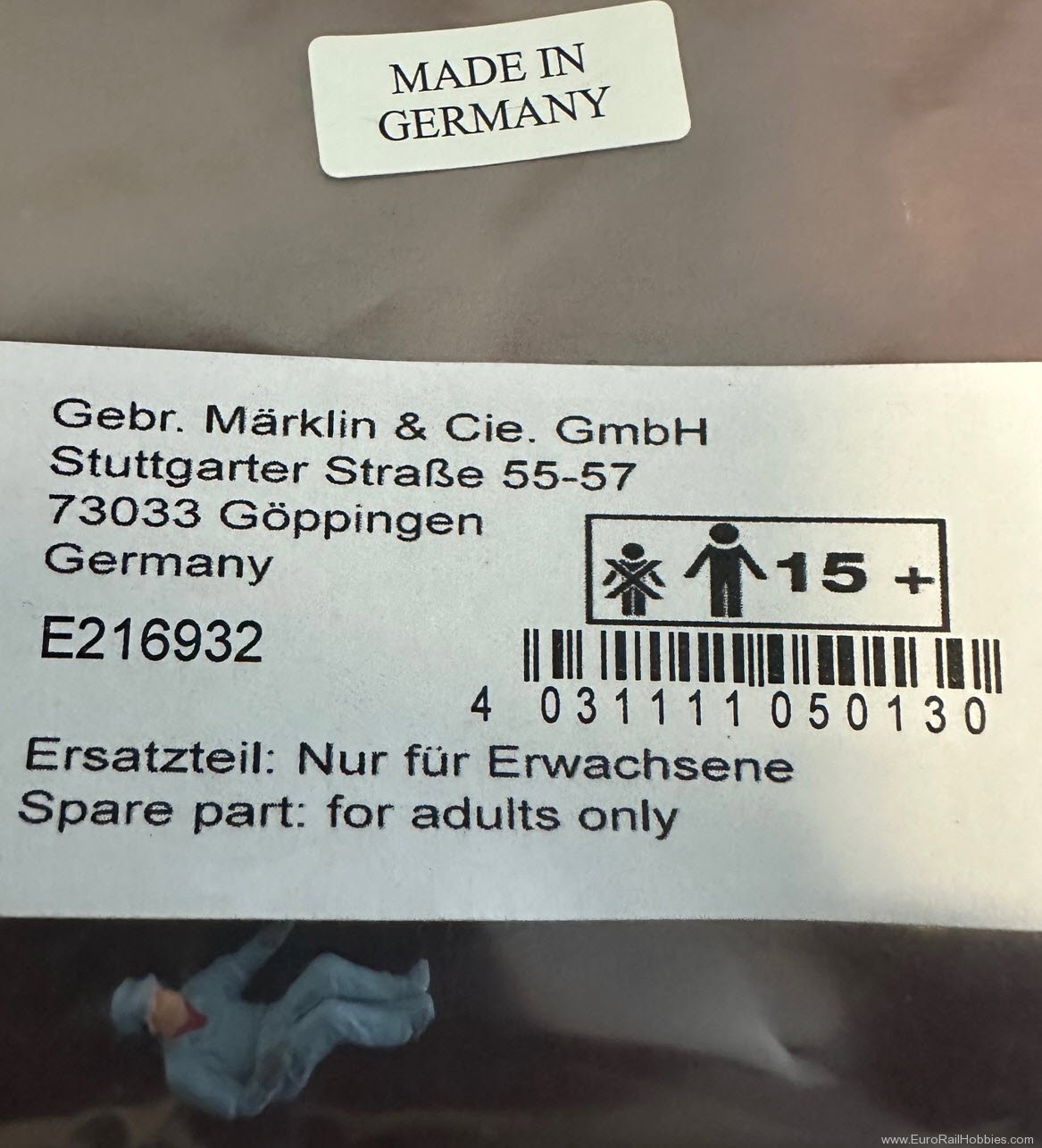 Marklin E216932 Locomotive Engineer