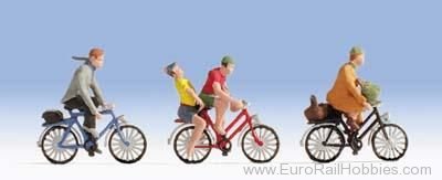 Noch 15898 Cyclists, 4 figures and accessories