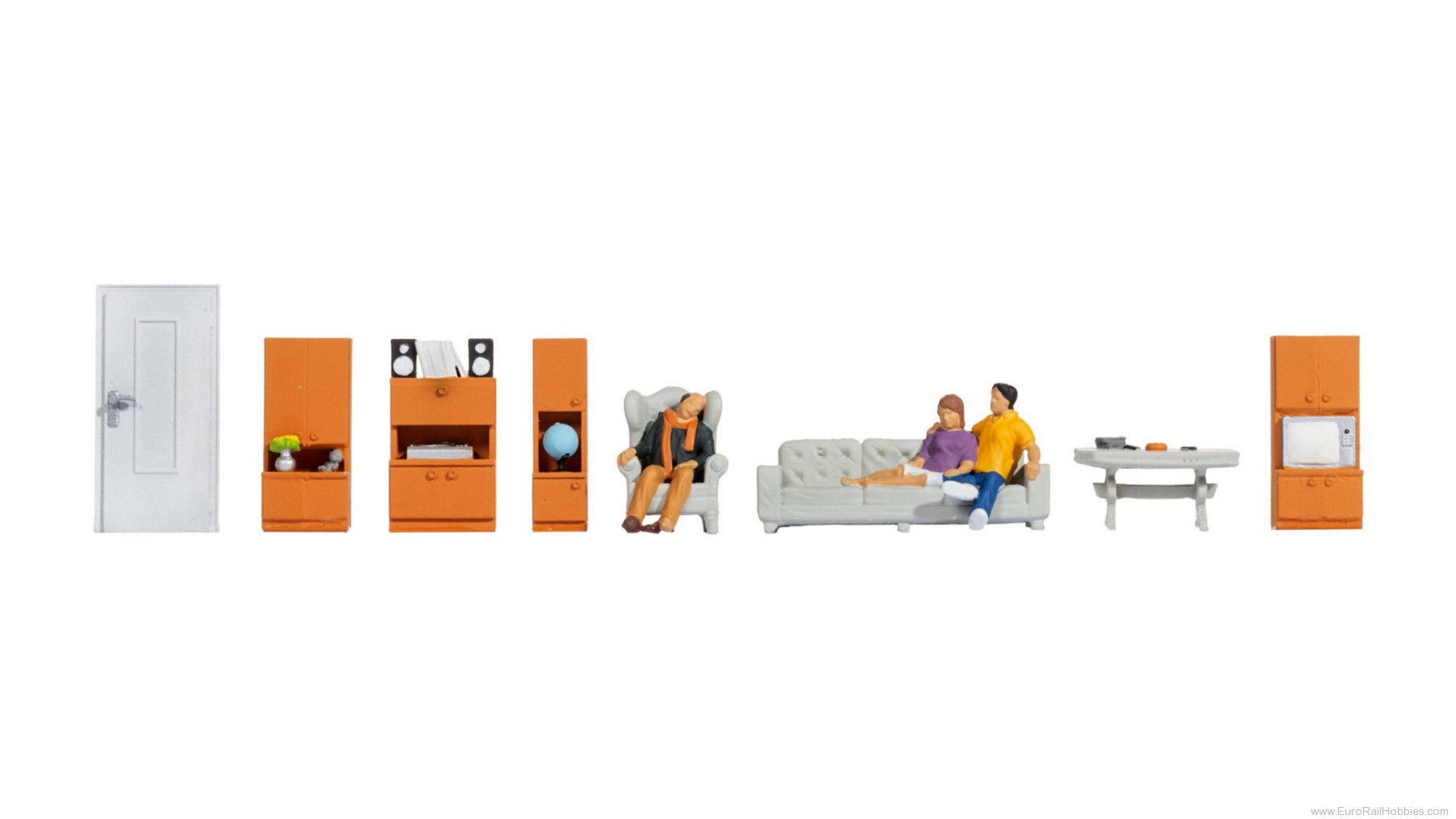 Noch 16286 Noch Themed Figures Set â€˜Living Roomâ€™