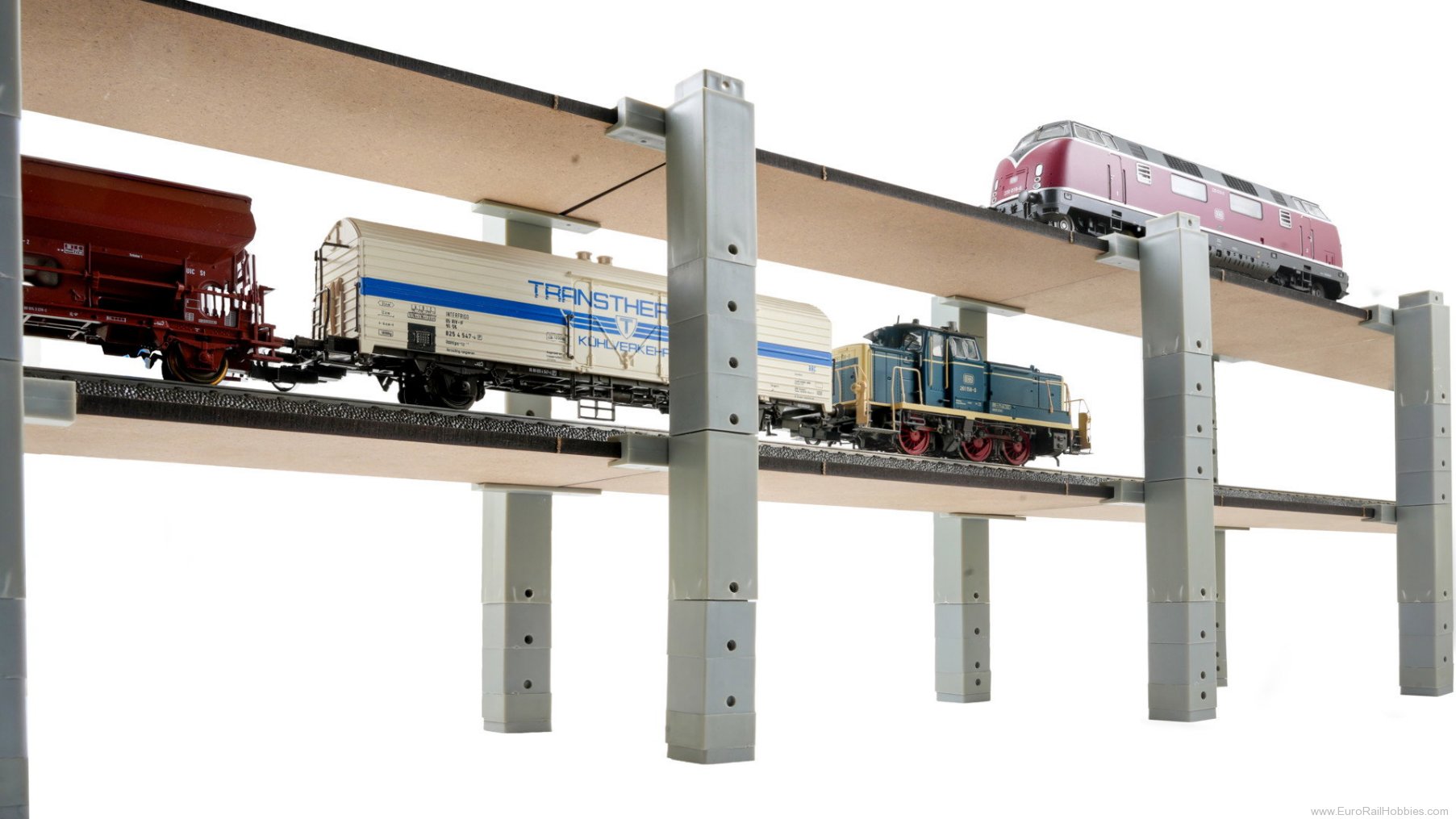 Noch 53944 easy TRACK Double-Deck Pillar Set