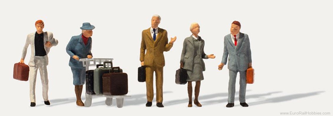 Preiser 0212536 Preiser (Merten) Figures on a Platform w/Acce