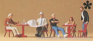 Preiser 10369 People at Street Cafe 