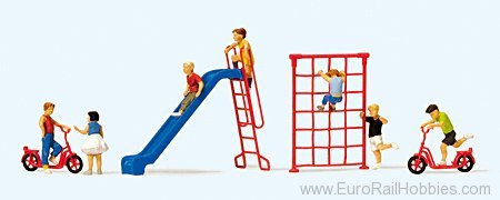 Preiser 10616 Playing children w. Accessories