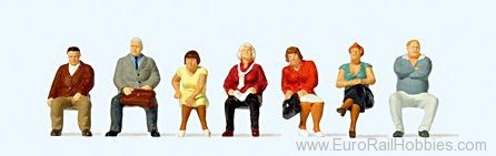 Preiser 10723 Sitting Passengers