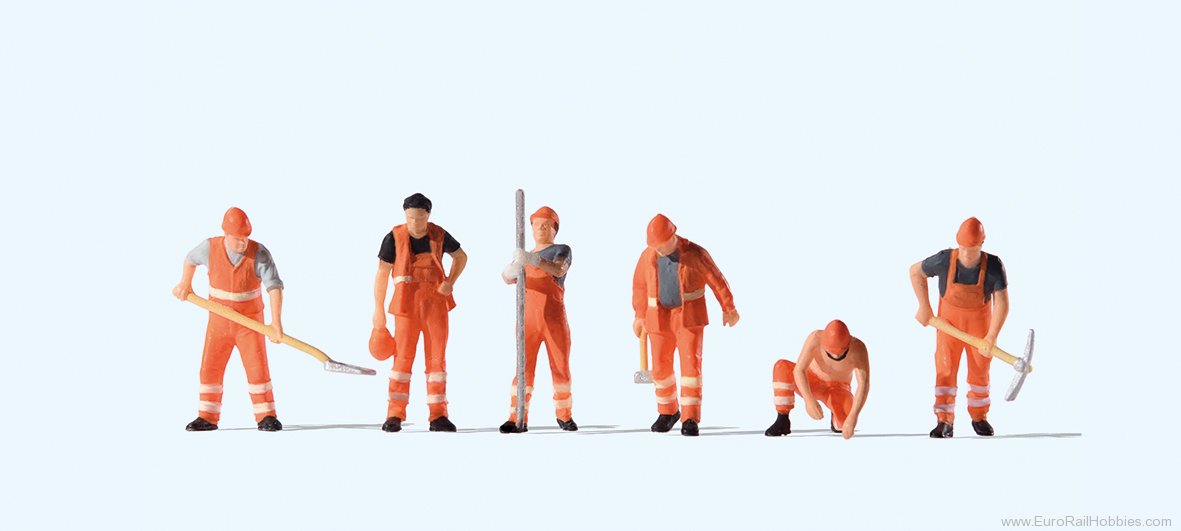 Preiser 10816 Preiser 'Track construction workers'