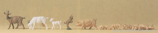Preiser 14162 Goats & hogs 10/ 