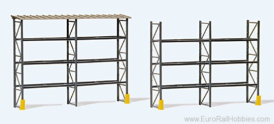 Preiser 17125 Industrial pallet racking for 48 euro-pallet