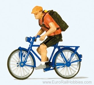 Preiser 28175 Bicycle courier