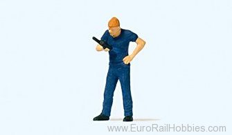 Preiser 28202 Fireman with radio set 