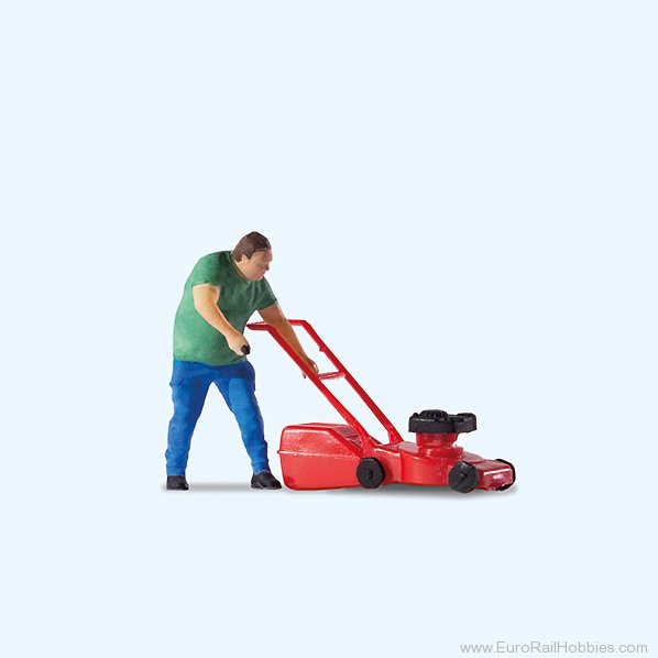 Preiser 28278 Preiser 'Starting the lawnmower'