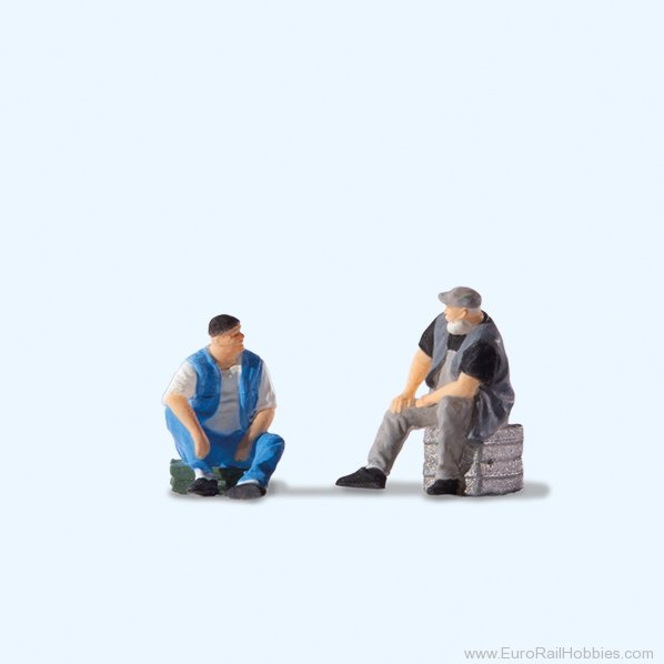 Preiser 28289 Preiser 'Construction workers on break'