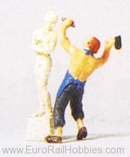 Preiser 29032 Sculptor with Sculpture
