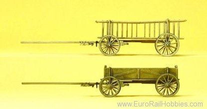 Preiser 30413 Rack and Box Wagons