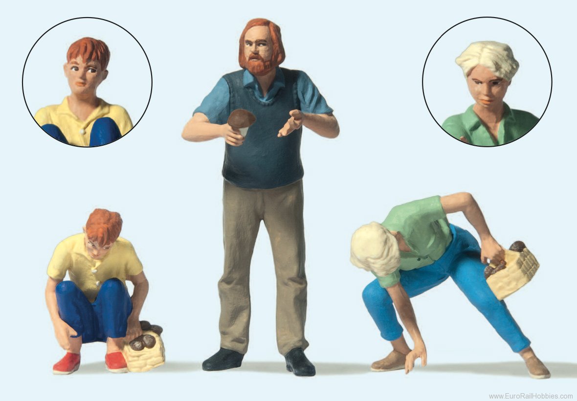 Preiser 44941 Mushroom Pickers