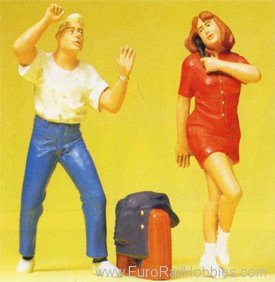 Preiser 45129 People at the phone booth