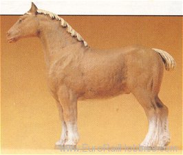 Preiser 47024 Standing Belgian Horse 