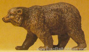 Preiser 47516 Brown Bear Walking 