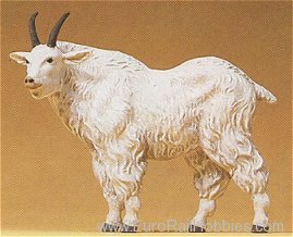 Preiser 47713 Snow Goat -- Standing w/Head Raised 