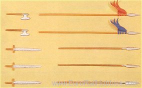 Preiser 50949 Soldiers 1:25 -- Weapons For Normans 