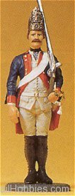Preiser 54127 Pr soldier w/gun 1:24 
