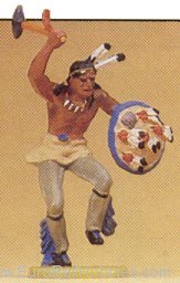 Preiser 54607 Indian warrior-war dance 