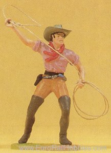 Preiser 54807 Cowboy with lasso 
