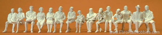 Preiser 63001 Seated passengers - 15 unpainted figures