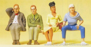 Preiser 63088 Seated Travellers