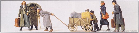 Preiser 64007 Refugees - 1/35 Scale