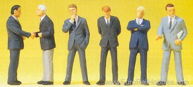 Preiser 68213 Business Men in Suits -- 1:50