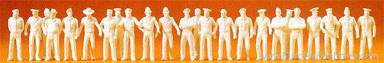 Preiser 72513 Uniformed people kit 1:72 