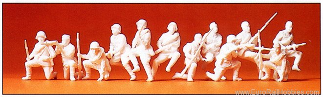 Preiser 72523 Armoured Infantry Riflemen on the Tank, USSR 